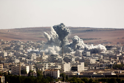 Бои в районе Кобани (архивное фото)