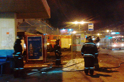 В Челябинске взорвался киоск с шаурмой