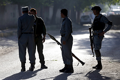 Афганские полицейские