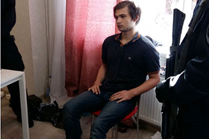  Руслан Соколовский во время обыска