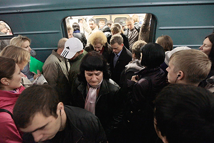 Женщине сломали ногу во время давки в московском метро