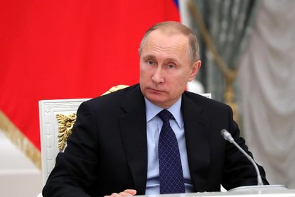 Президент Владимир Путин на встрече с Федеральным собранием