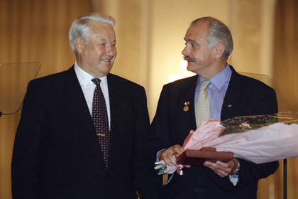 Борис Ельцин и Никита Михалков