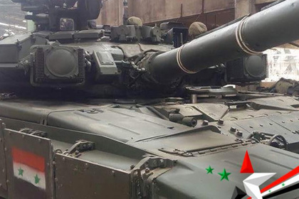 Прошедшие по Красной площади танки появились в Сирии