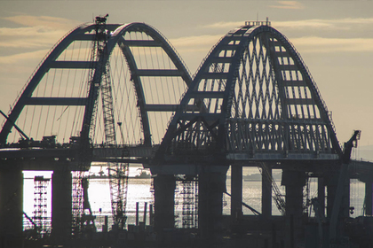 В сети появились новые фото Крымского моста