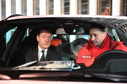 Дмитрий Медведев и Илья Ковальчук
