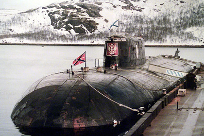 Подводная лодка К-141 «Курск» в мае 2000 года