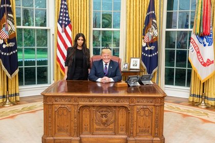 Дональд Трамп и Ким Кардашьян