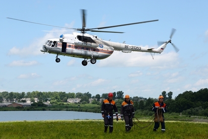 Разбившийся Ми-8 под Красноярском столкнулся с грузом другого вертолета