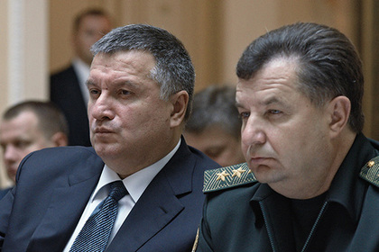 Арсен Аваков (слева) и Степан Полторак