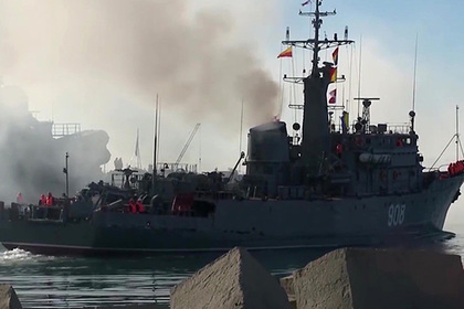 Россия отправила в Азовское море военный корабль