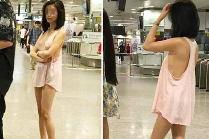 Полуголая женщина в метро взбудоражила пассажиров