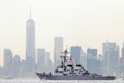 USS McFaul в Нью-Йорке