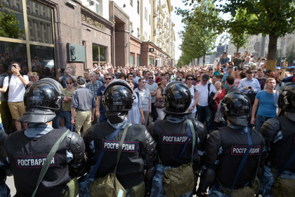Большинство россиян поддержали жесткие меры во время беспорядков в Москве