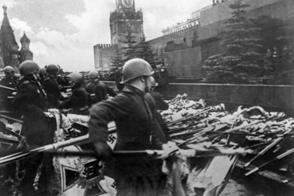 Парад Победы на Красной площади в июне 1945 года