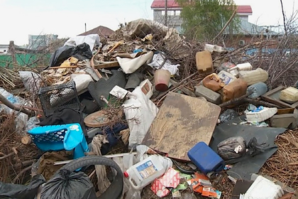 Российский город заполонил мусор