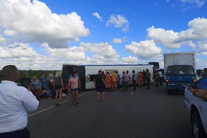 Автобус с российскими туристами перевернулся в Доминикане