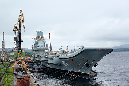 Появились подробности пожара на крейсере «Адмирал Кузнецов»