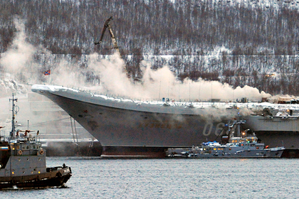 Ущерб от пожара «Адмиралу Кузнецову» оценили в 95 миллиардов рублей