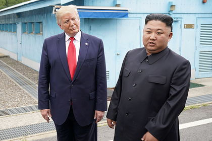 Дональд Трамп и Ким Чен Ын, июнь 2019-го