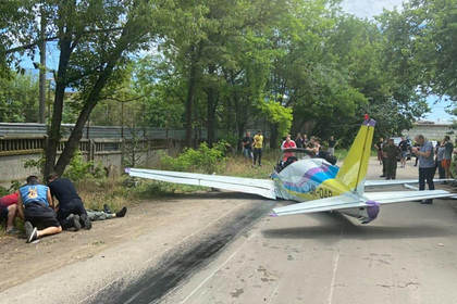 В Одессе разбился легкомоторный самолет