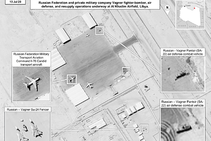 США показали спутниковые снимки с российскими «Тиграми» и Су-24 в Ливии