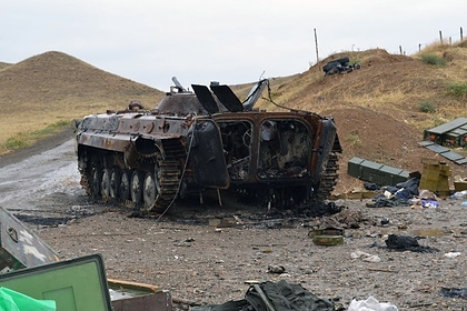 Азербайджан заявил об уничтожении десяти армянских танков