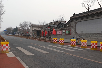 Пустая улица в китайском городе