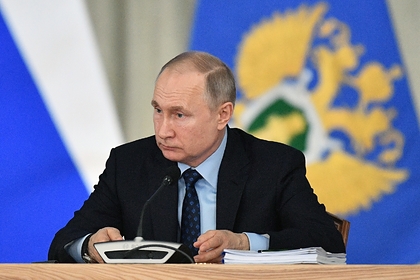 Путин потребовал от прокуроров жестко пресекать коррупцию