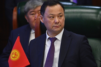 Министр иностранных дел Киргизии Руслан Казакбаев