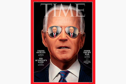 В Совфеде оценили обложку Time с Байденом и отражением Путина