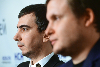 Слева направо: пранкеры Вован (Владимир Кузнецов) и Лексус (Алексей Столяров) 