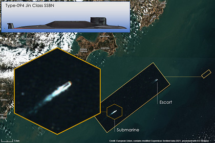 Спутники засекли ядерную субмарину КНР с ракетами в Тайваньском проливе