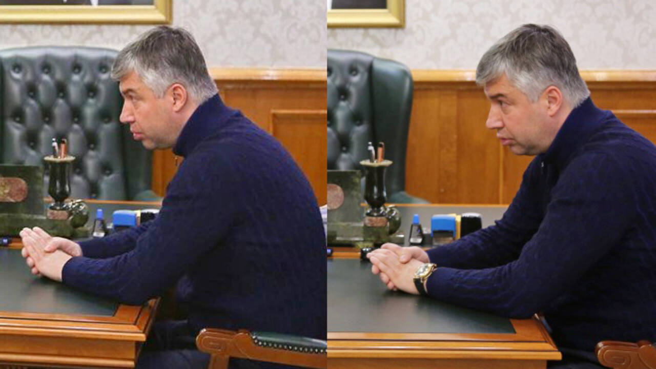 Российского мэра уличили в ретуши фото с люксовыми часами после поездки в Чечню