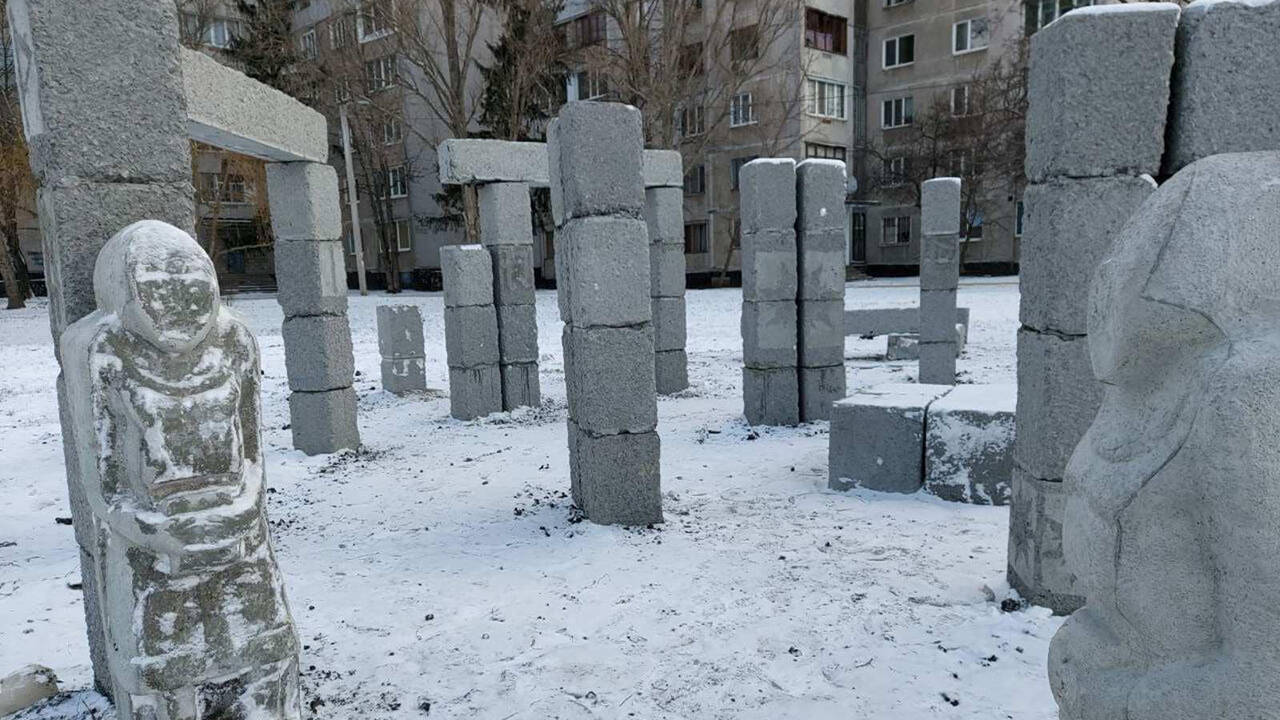 На Украине соорудили «Стоунхендж»