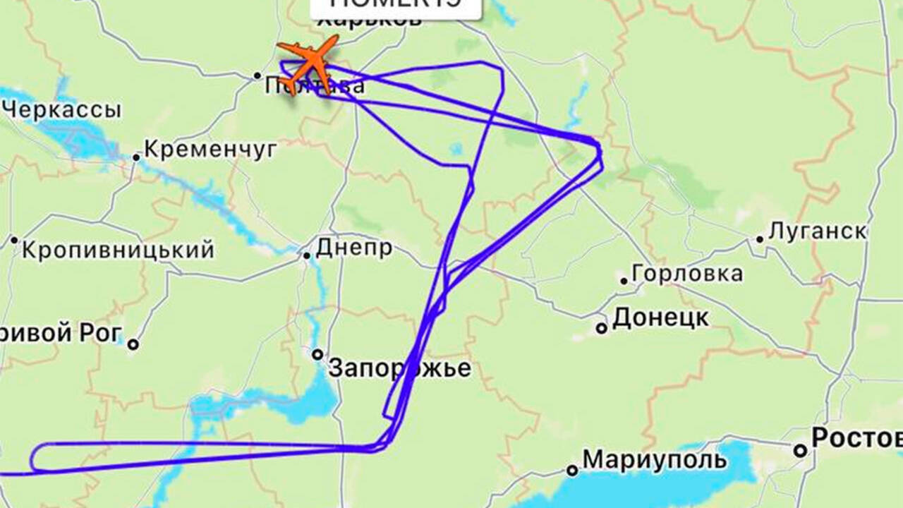 Кружащий самолет-разведчик США заметили близ Донбасса