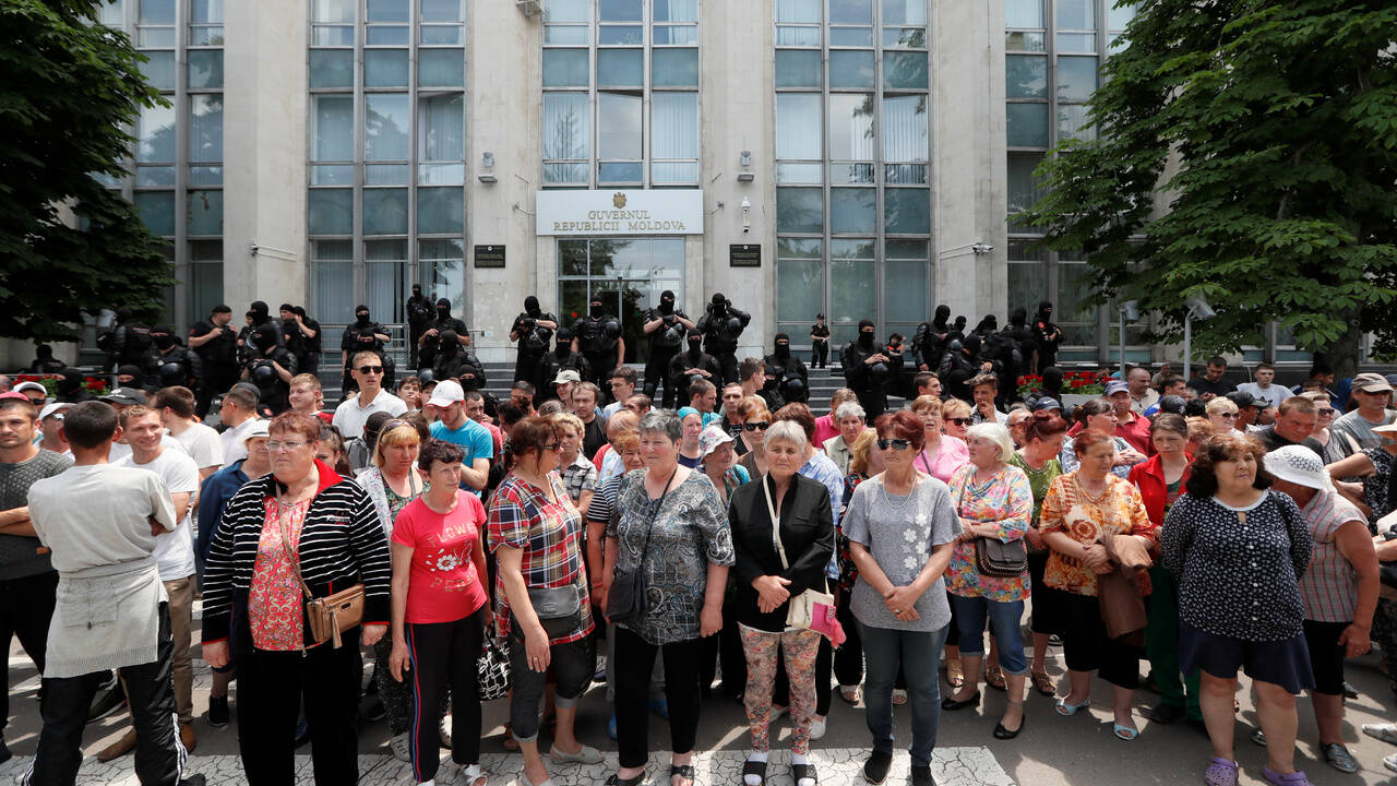 В Молдавии прошли антиправительственные акции