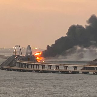 В Крыму назвали виновников пожара на Крымском мосту