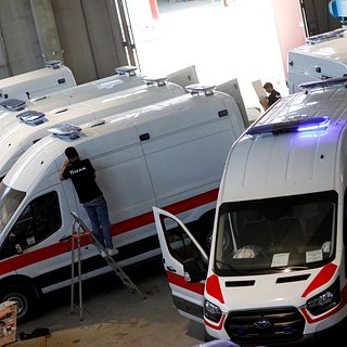 В Польше подожгли предназначенные для Украины машины скорой помощи